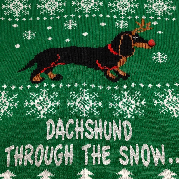 Self Esteem Ugly Christmas Sweater Size L - Picture 3 of 6